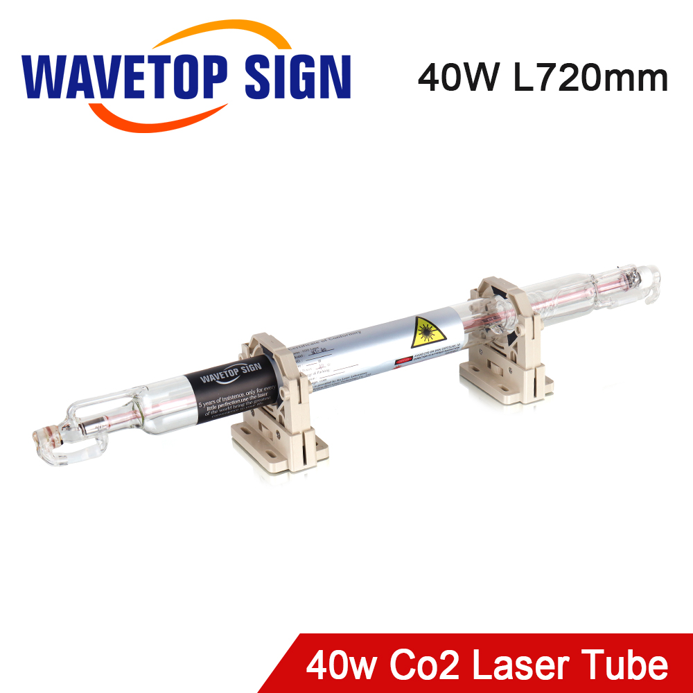 Laser Engraver 40W Co2 - WaveTopSign Co2 Glazen Laserbuis Dia 50mm