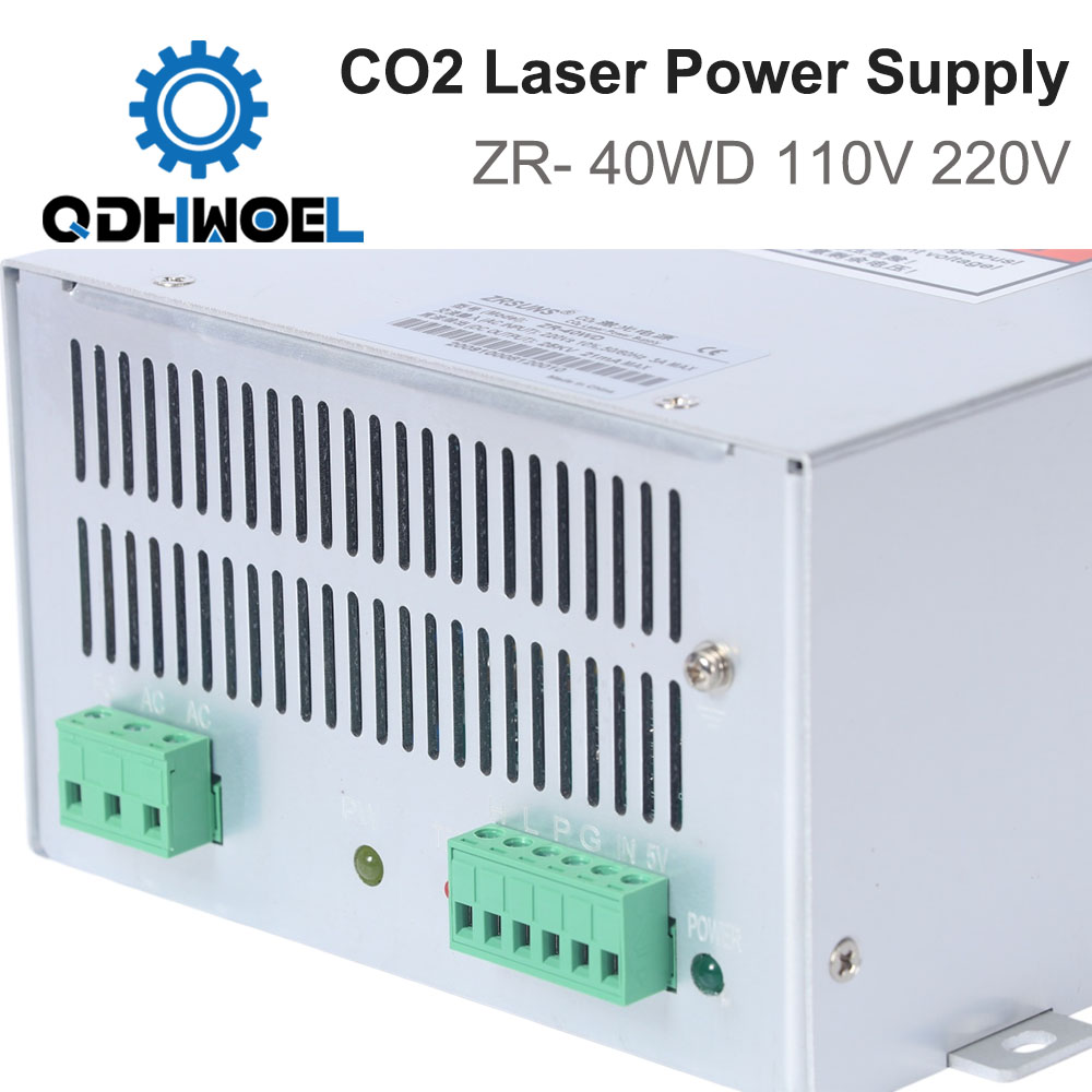 Laser Engraver 40W Co2 - 40W hoogspanningslaser PSU ZR-40WD AC 110V/220V