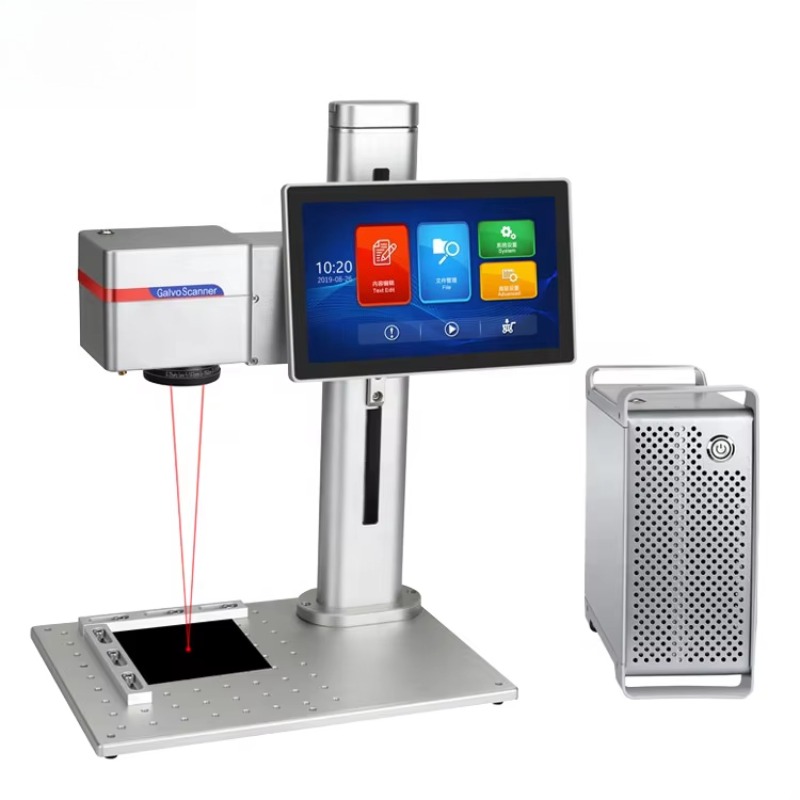 Fiber Laser Marking Machine 20W - Statische 20W desktop fiberlasergraveermachine, automatische markeermachine