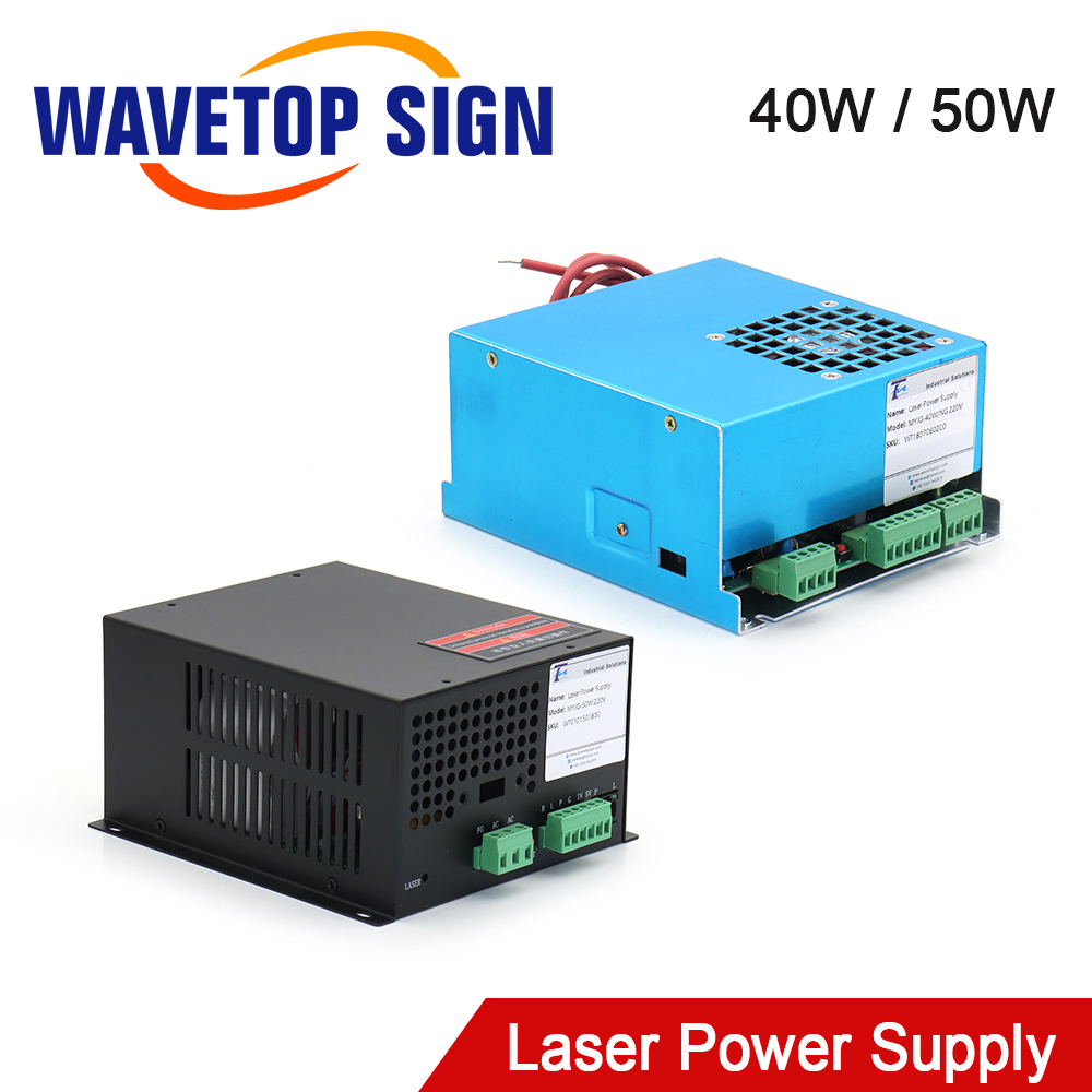 Laser Engraver 40W Co2 - WaveTopSign MYJG-40W CO2 Laser Voeding MYJG-50W