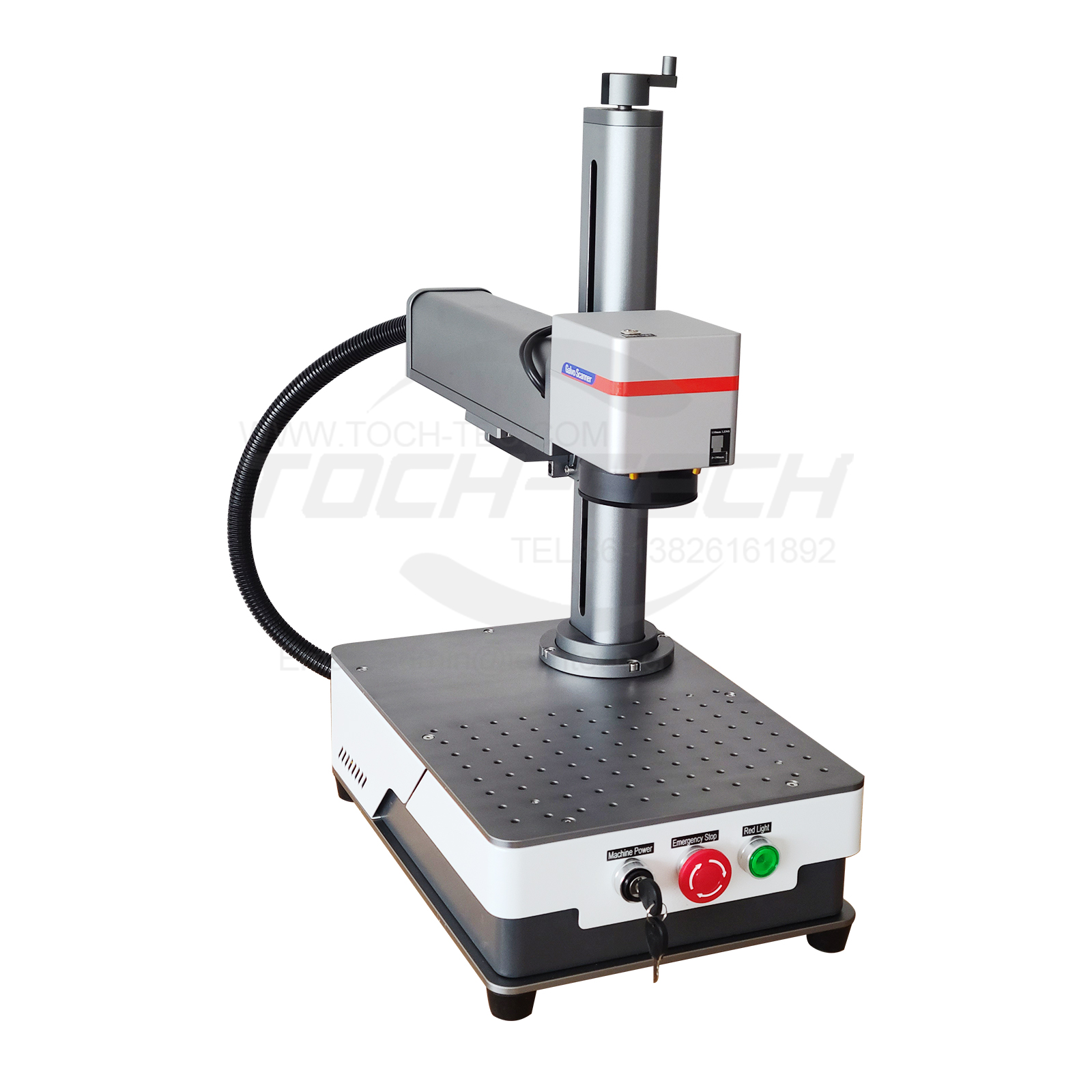 Fiber Laser Marking 30W Jewelry - 30W 50W Metaalvezellasergraveermachine voor naamplaten, sieraden