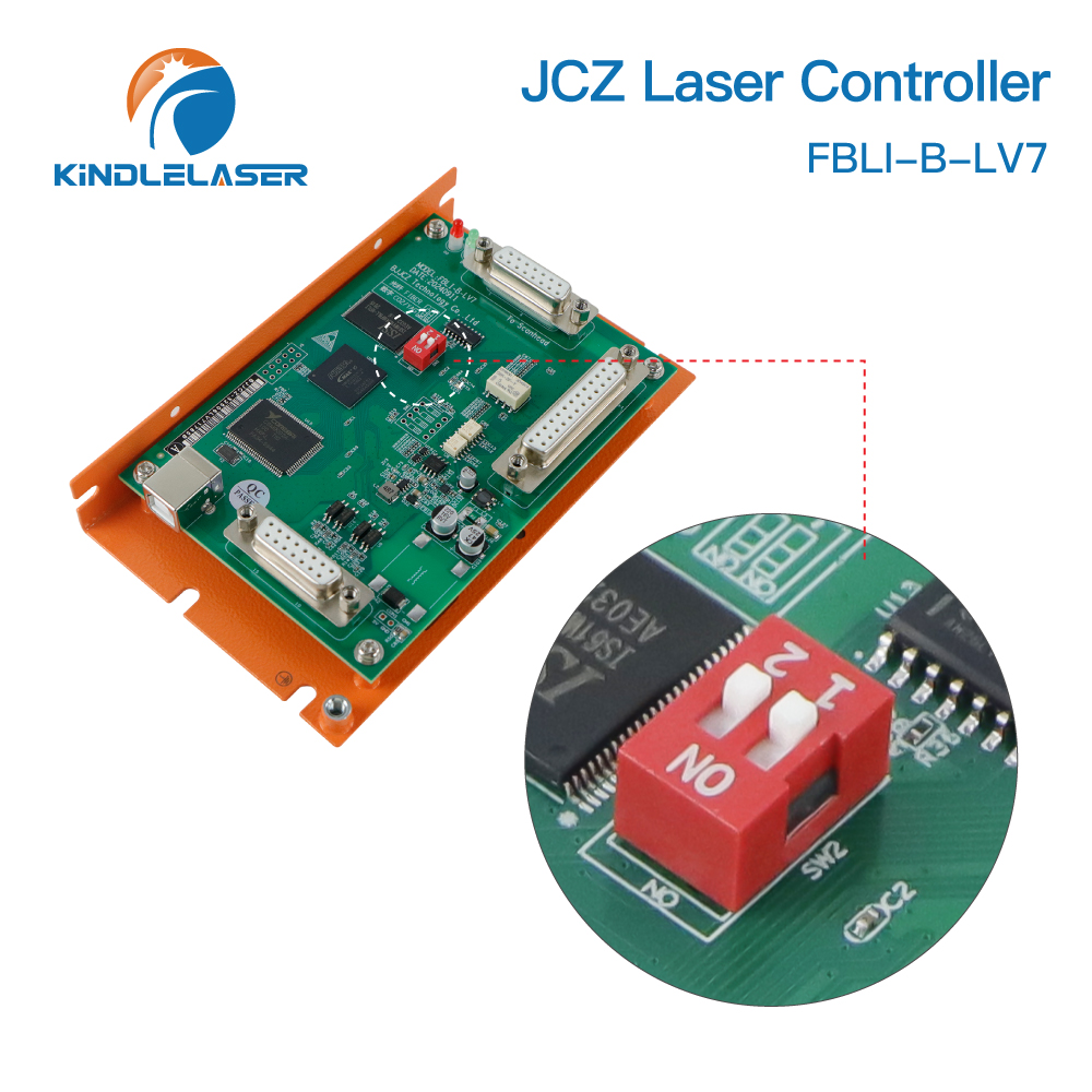 Laser Marking Machine Rotary Axis - Originele BJJCZ FBLI-B-LV7A Fiber Laser Control