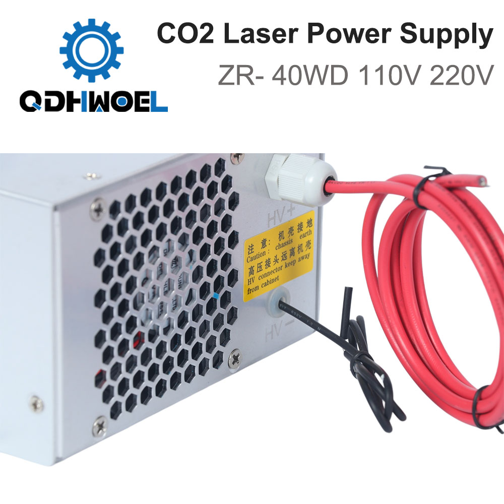 40W hoogspanningslaser PSU ZR- - Laser Engraver 40W Co2 recensie en prijs