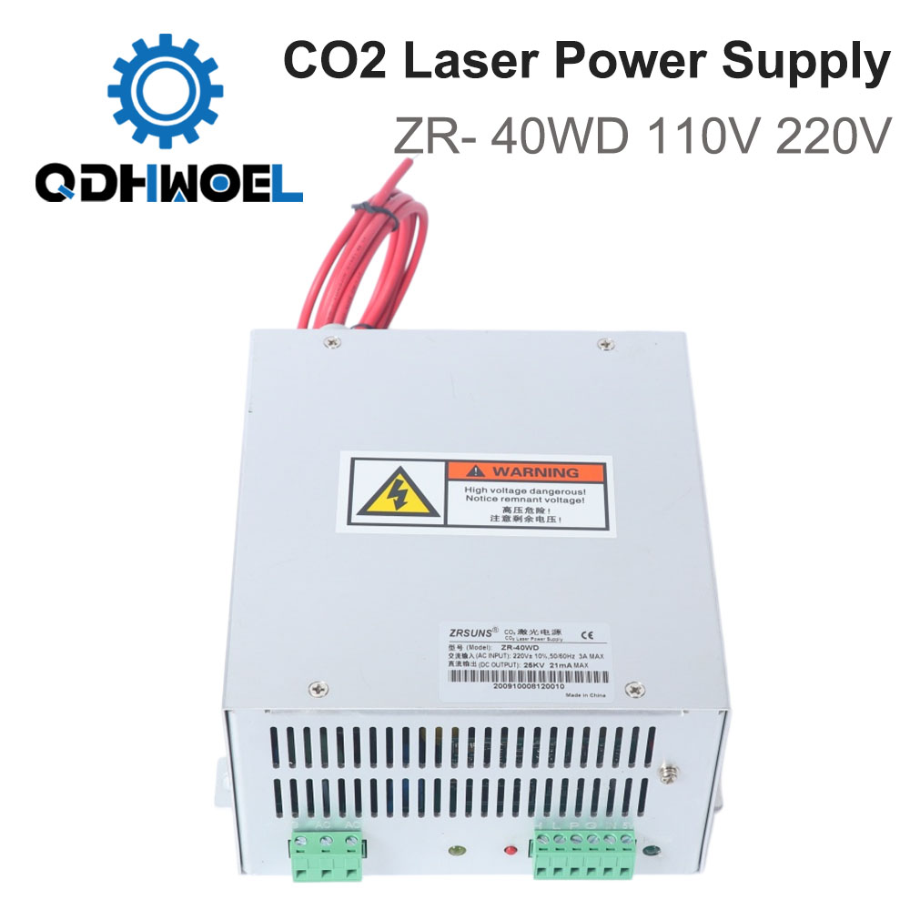 40W hoogspanningslaser PSU ZR- - Laser Engraver 40W Co2 recensie en prijs