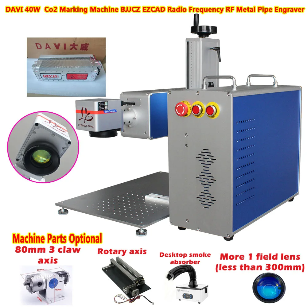 BJJCZ DAVI 40W Co2-lasermarkee - Laser Engraver 40W Co2 recensie en prijs