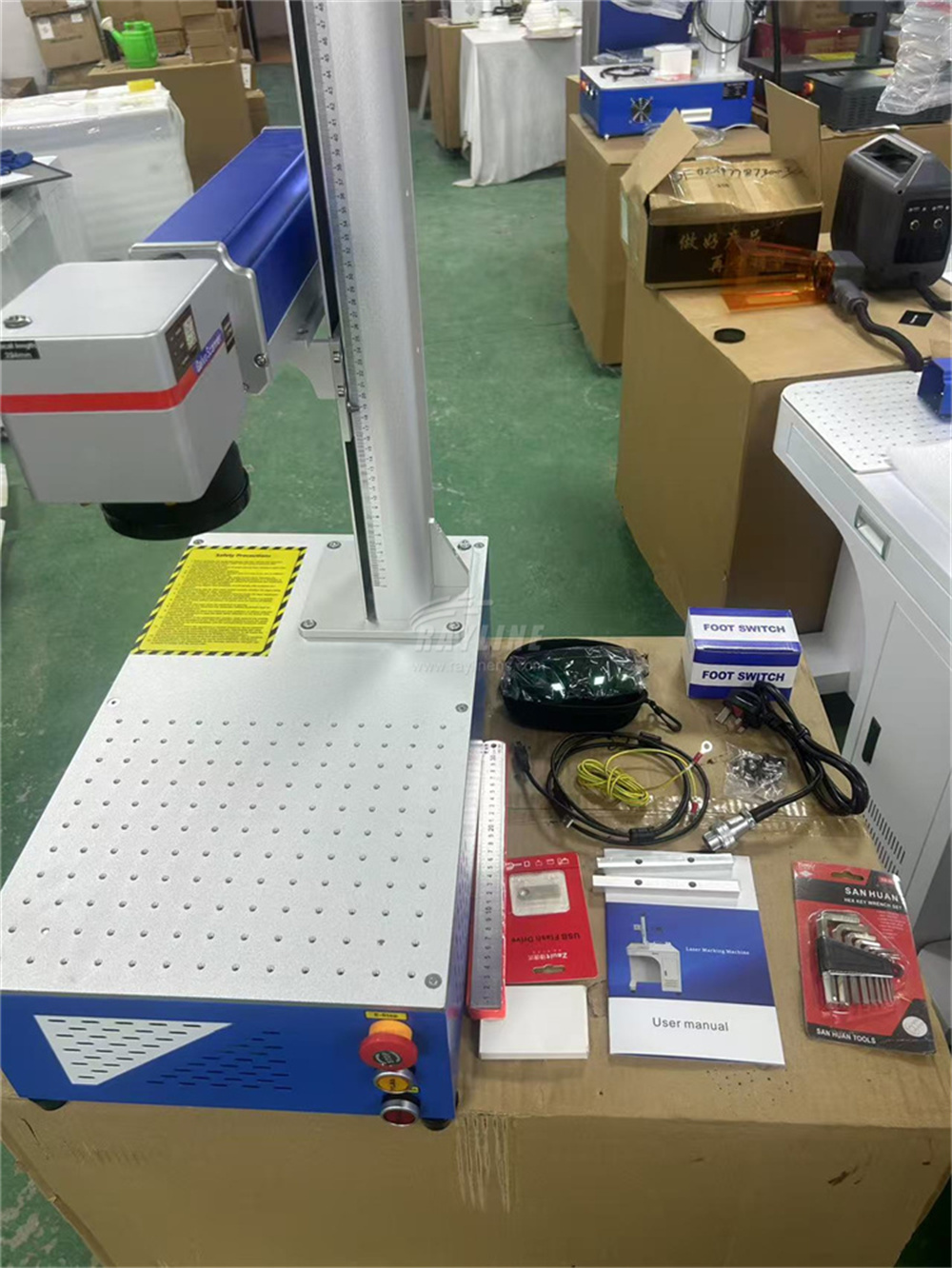 30W 50W 100W draagbare 3D fibe - Fiber Laser Marking Machine 100W recensie en prijs