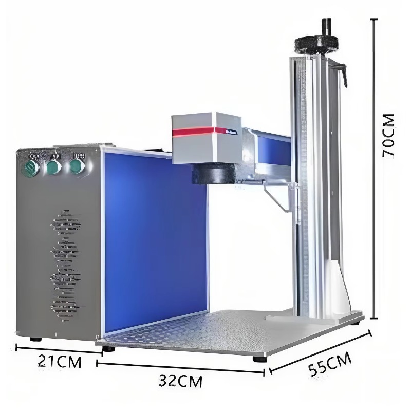 30W Ingesloten Vezellasergrave - Laser Marking Machine Rotary Axis recensie en prijs