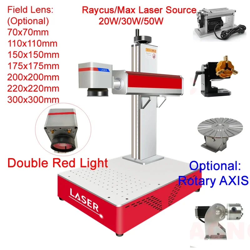 50W Raycus Fiber Laser-markeri - Fiber Laser Engraver 30W Raycus recensie en prijs