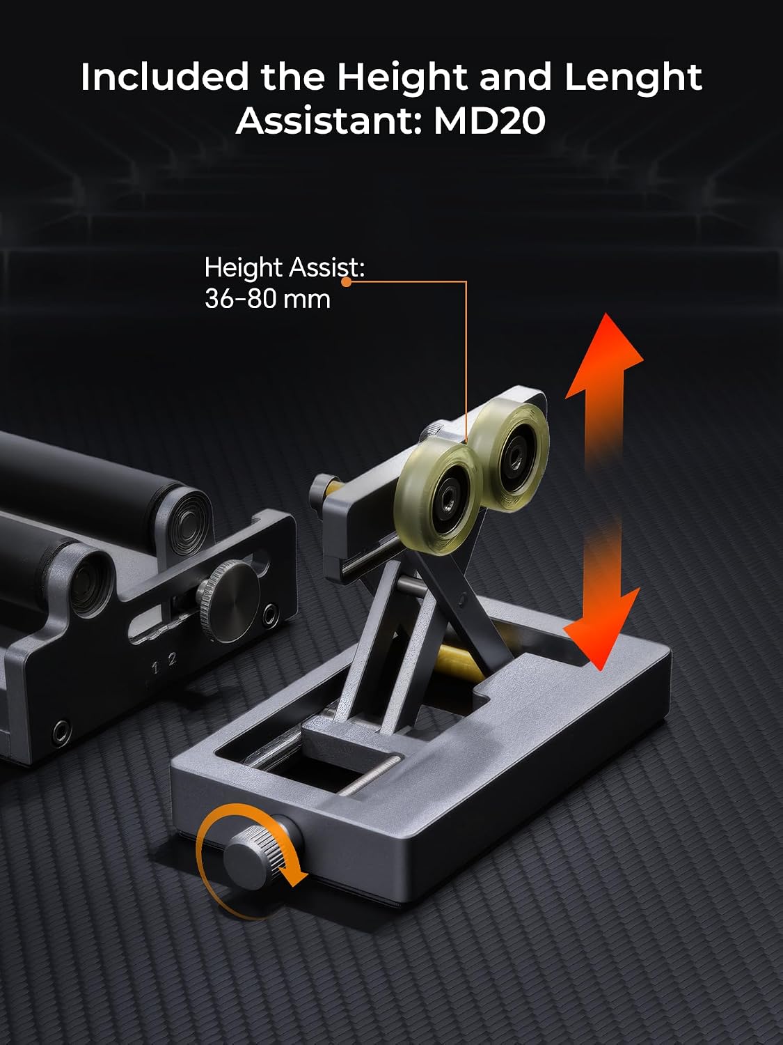 Draairol met beugel, Y-as draa - Laser Marking Machine Rotary Axis recensie en prijs