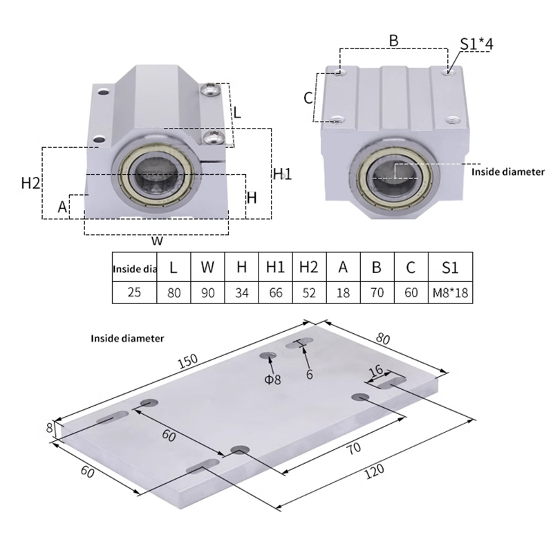 3 Kaak Klauwplaat 100Mm 80Mm 4 - Laser Marking Machine Rotary Axis recensie en prijs