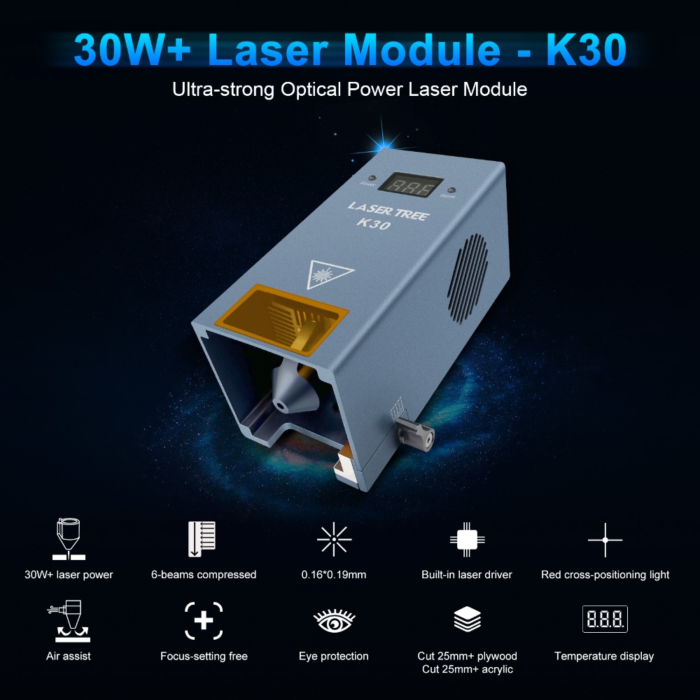 20W 455nm blauwe diodelasermod - Laser Engraver 20W Diode recensie en prijs