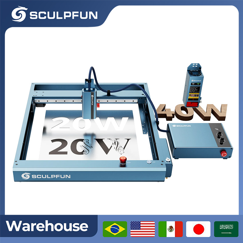 SCULPFUN A9 Ultra 40W Diode 20 - Laser Engraver 20W Diode recensie en prijs