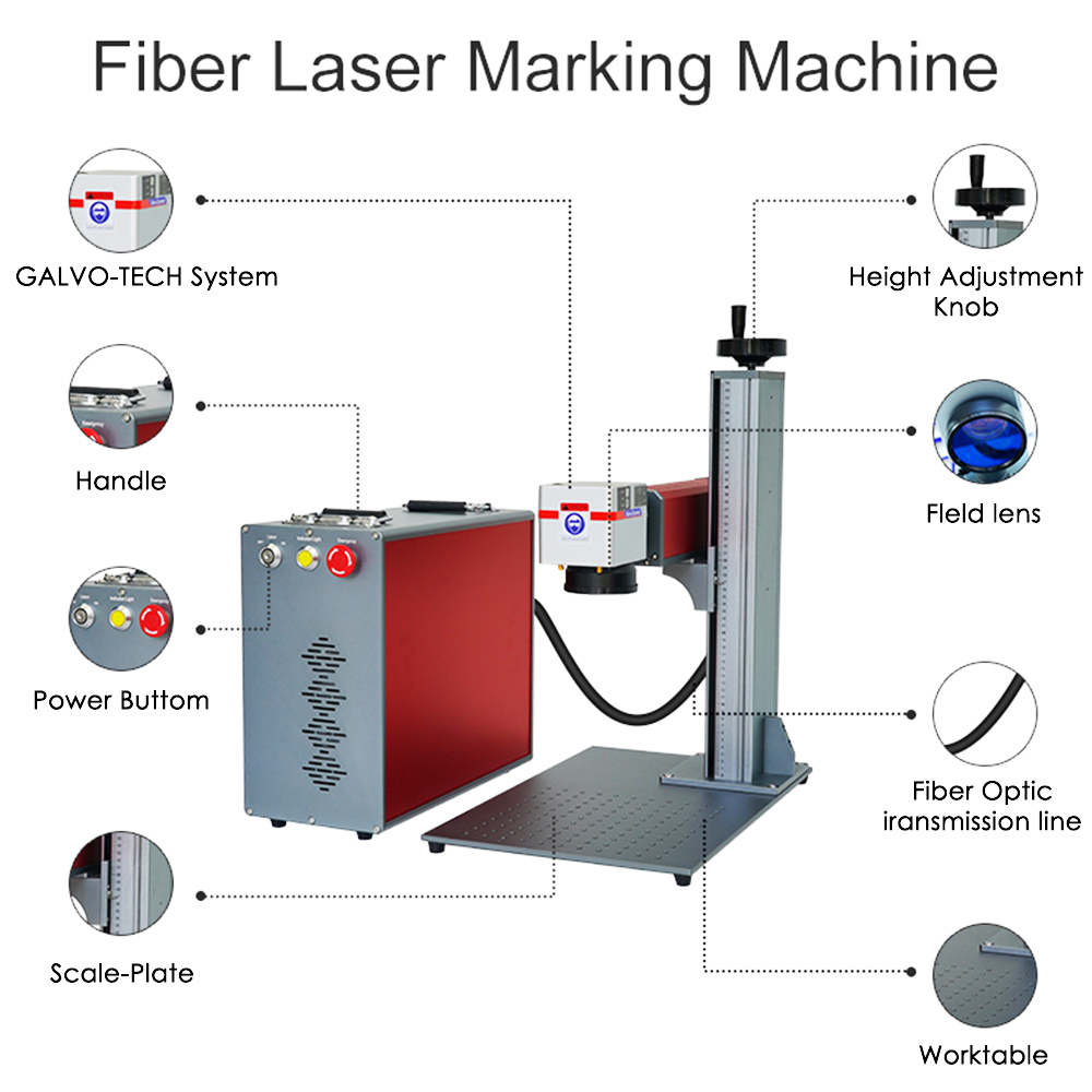 OYLP Draagbare Mini JPT 3D 20w - Jpt Fiber Laser 50W recensie en prijs