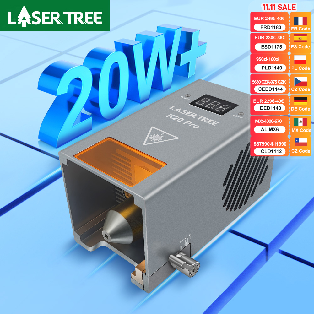 LASER TREE High Power 20W Opti - Laser Engraver 20W Diode recensie en prijs