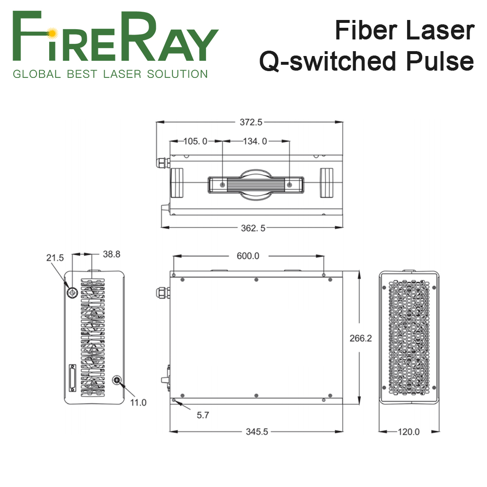 FireRay MAX Q-geschakelde puls - Fiber Laser Marking Machine 20W recensie en prijs