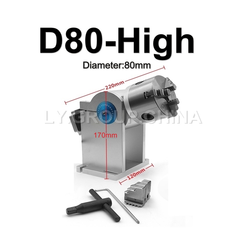 80mm Chuck D80 3 Klauwen Roter - Laser Marking Machine Rotary Axis recensie en prijs