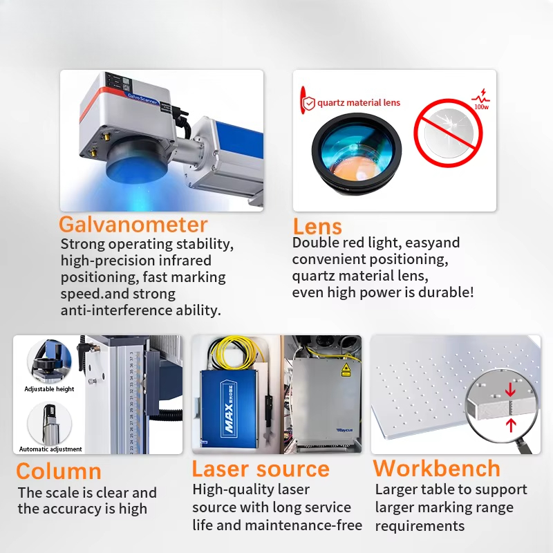 JUNFEI Jpt Raycus Galvo CO2 UV - Fiber Laser Marking Machine 20W recensie en prijs