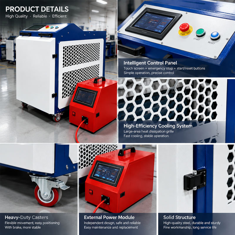 Nieuwe Metalen Lasmachine 1500 - Laser Welding Machine 3 In 1 2000W recensie en prijs