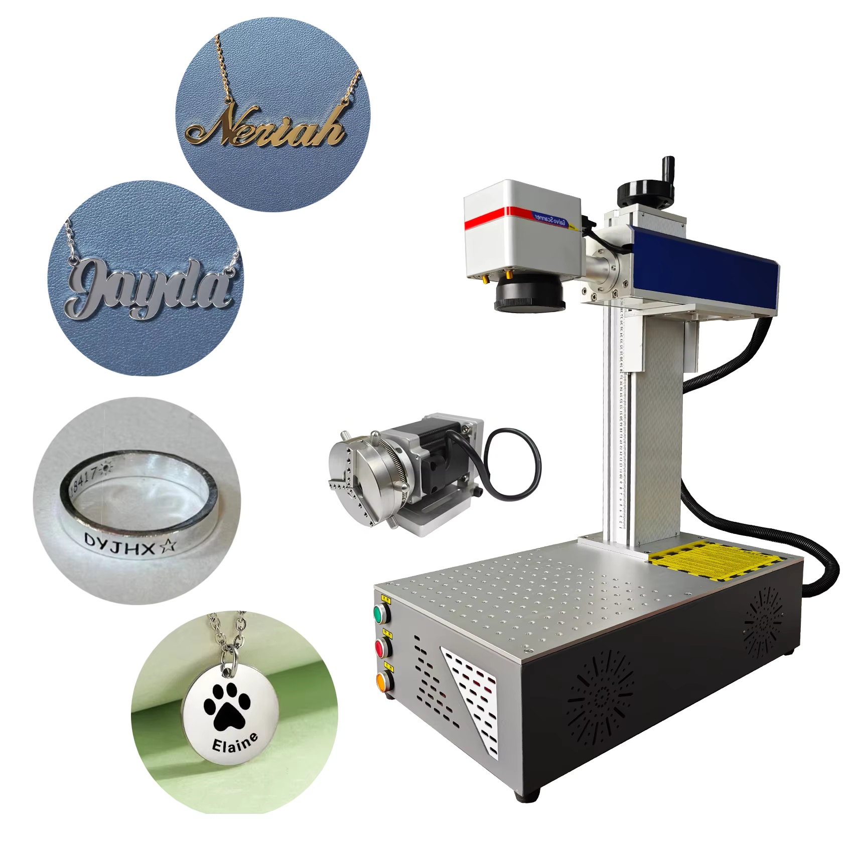 30W 60W Nieuwe Label Maker Arm - Fiber Laser Marking 30W Jewelry recensie en prijs