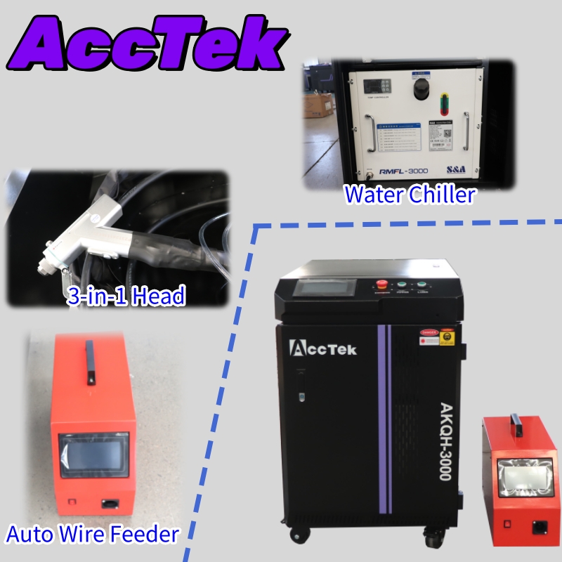 Beste aanbieding dubbele wiebe - Laser Welding Machine 3 In 1 2000W recensie en prijs