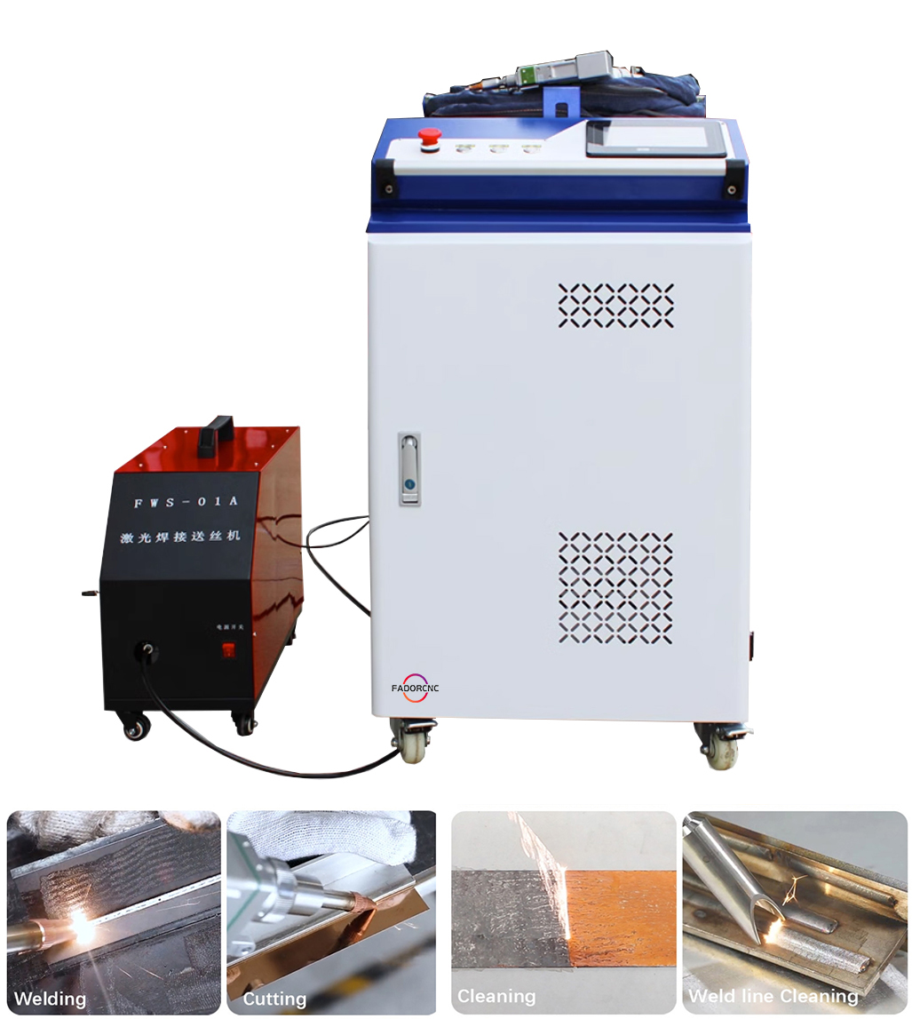 4-in-1 Fiberlaser 1000W 2000W  - Fiber Laser Cleaning Machine 1000W recensie en prijs