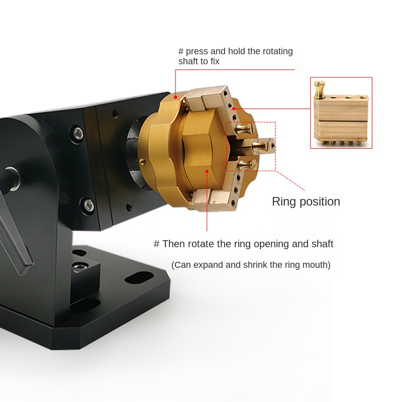 Fiber Laser 4e As Ring Sierade - Laser Marking Machine Rotary Axis recensie en prijs