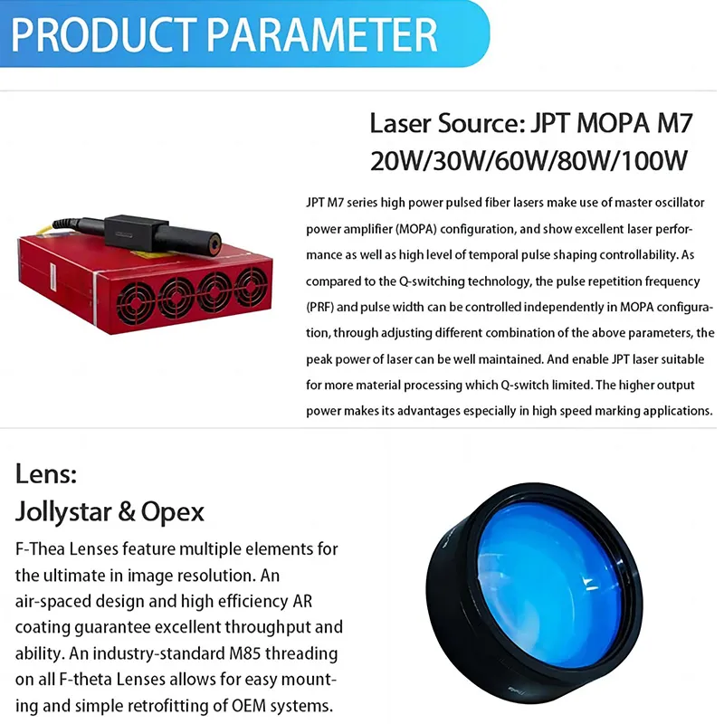 Nieuwe intelligente detectie 2 - Jpt Fiber Laser 50W recensie en prijs