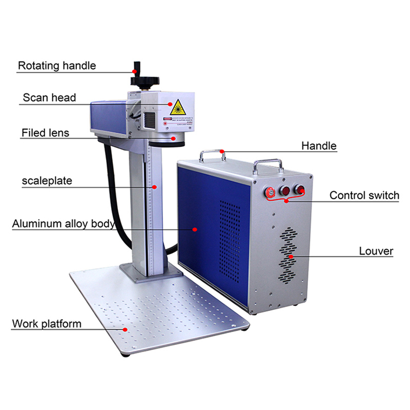 TH-400Pro 100W JPT Desktop Fib - Fiber Laser Marking Machine 100W recensie en prijs